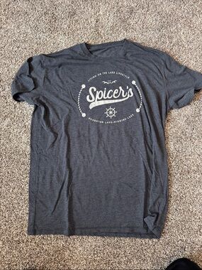 Spicer's Charcoal Gray Graphic Tee - XL